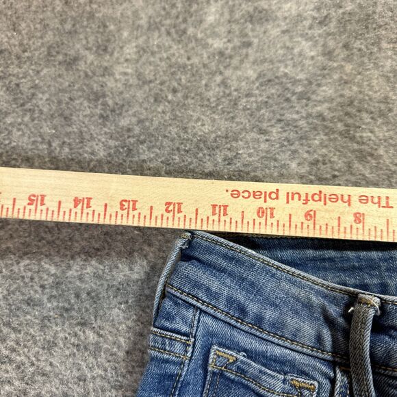 Old‎ Navy Rockstar Super Skinny High Rise Jeans Women's Size 00 Blue Denim - Picture 3 of 8